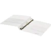 Office Depot® Brand Heavy-Duty View 3-Ring Binder, 1" D-Rings, 49% Recycled, White
