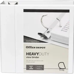 Office Depot® Brand Heavy-Duty View 3-Ring Binder, 5