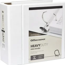 Office Depot® Brand Heavy-Duty View 3-Ring Binder, 5