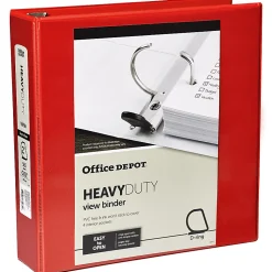 Office Depot® Brand Heavy-Duty View 3-Ring Binder, 2