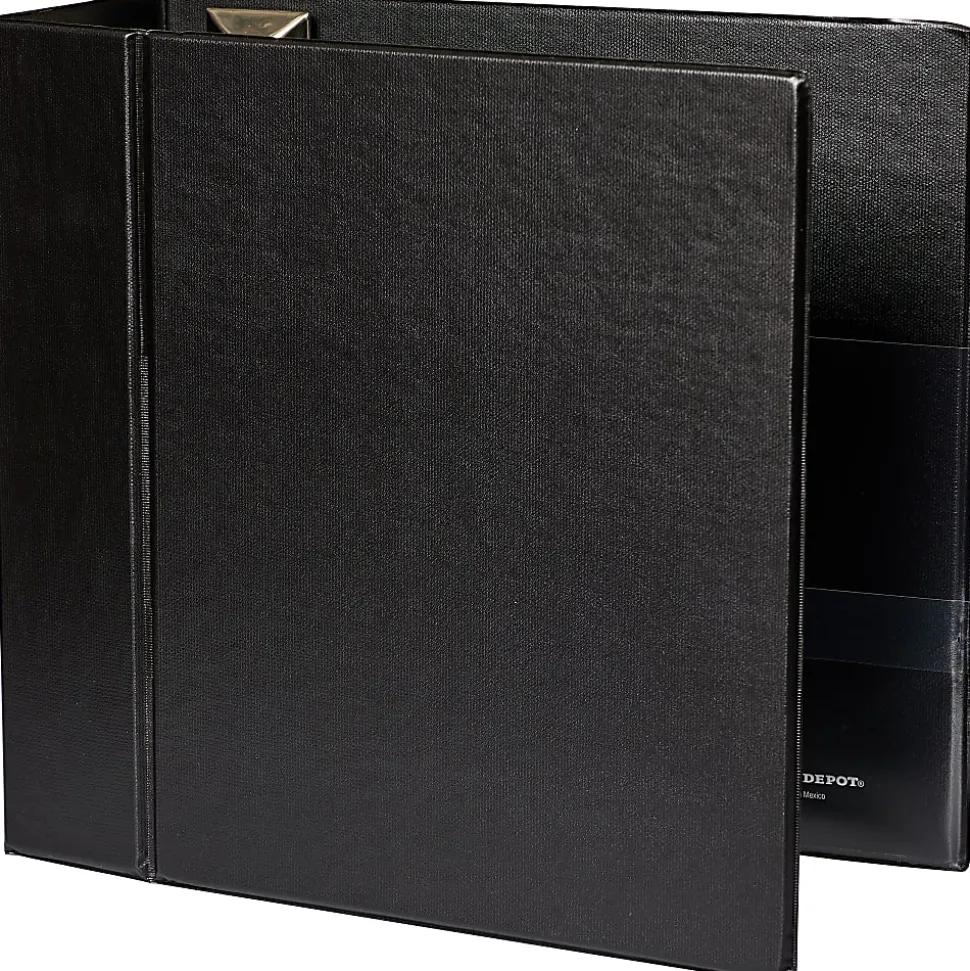 Office Depot® Brand Heavy-Duty 3-Ring Binder, 5" D-Rings, Black