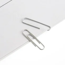 Office DepotĀ® Brand Heavy Gauge Paper Clips, No. 1, Small, Silver, Pack Of 5 Boxes, 100 Clips Per Box, 500 Total
