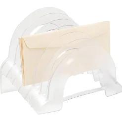 Office Depot® Brand Incline Sorter, 6 Compartments, Clear