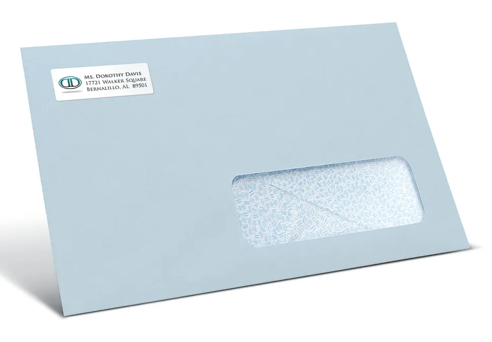 Office Depot® Brand Inkjet/Laser Return Address Labels, Rectangle, 2/3" x 1 3/4", White, Pack Of 1,500