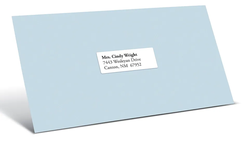 Office Depot® Brand Inkjet/Laser Address Labels, Rectangle, 1" x 2 5/8", White, Pack Of 3,000