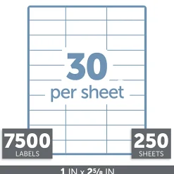 Office Depot® Brand Inkjet/Laser Address Labels, Rectangle, 2