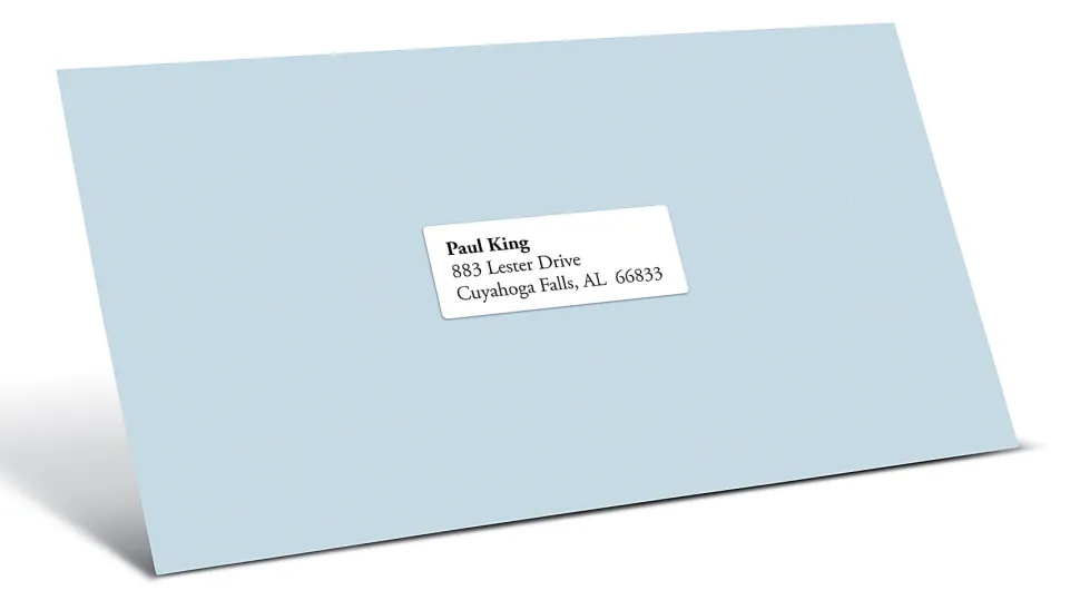 Office Depot® Brand Inkjet/Laser Address Labels, Rectangle, 2" x 4", White, Pack Of 7,500