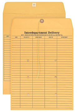 Office Depot® Brand Interdepartment Envelopes, 10" x 13", Brown Kraft, Box Of 100