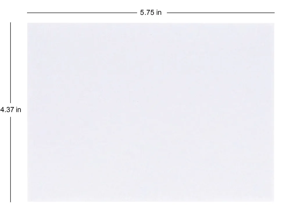 Office Depot® Brand Invitation Envelopes, A2, 4-3/8" x 5-3/4", Clean Seal, White, Box Of 100