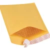 Office Depot® Brand Kraft Self-Seal Bubble Mailers, #0, 6" x 10", Pack Of 25