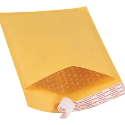 Office DepotĀ® Brand Kraft Self-Seal Bubble Mailers, #0, 6" x 10", Pack Of 25