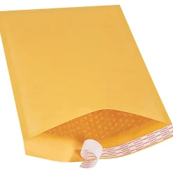 Office Depot® Brand Kraft Self-Seal Bubble Mailers, #4, 9 1/2" x 14 1/2", Pack 25