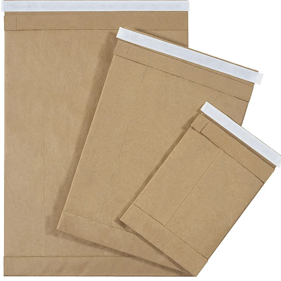Office Depot® Brand Kraft Self-Seal Padded Mailers, #2, 8 1/2" x 12", Pack Of 25