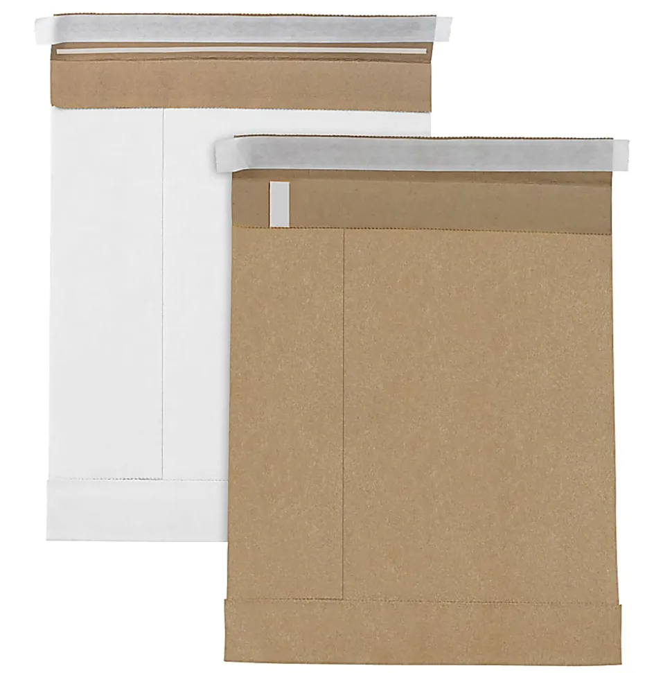 Office Depot® Brand Kraft Self-Seal Padded Mailers, #6, 12 1/2" x 19", Pack Of 50