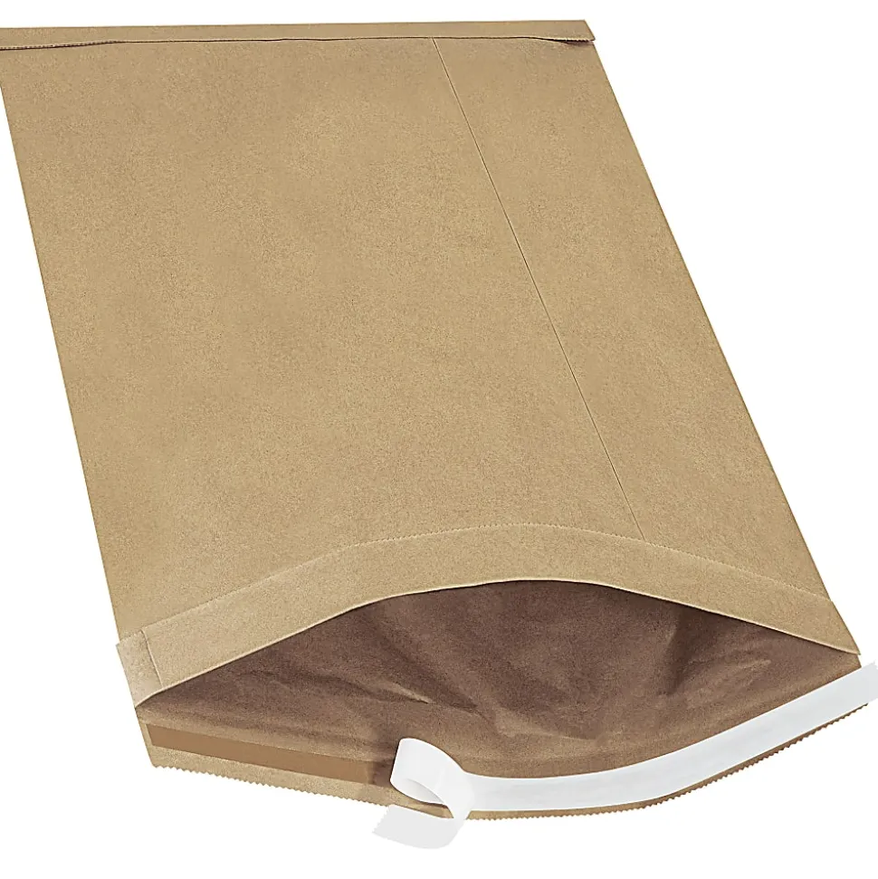 Office Depot® Brand Kraft Self-Seal Padded Mailers, #6, 12 1/2" x 19", Pack Of 50