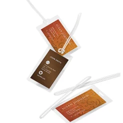 Office DepotĀ® Brand Laminating Pouches, Luggage Tag With Loop, 5 Mil, 2 1/2" x 4 1/4", Pack Of 25