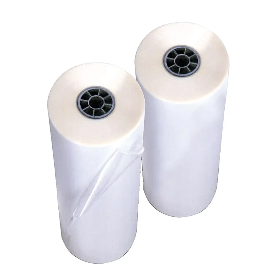 Office Depot® Brand Lamination Rolls, 27" x 500', Clear, Pack Of 2