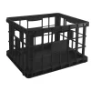 Office Depot® Brand Letter/Legal File Crate, Medium Size, Black