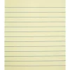 Office Depot® Brand Lined Sticky Notes, 4" x 6", Pastel Yellow, 100 Sheets Per Pad, Pack Of 8 Pads