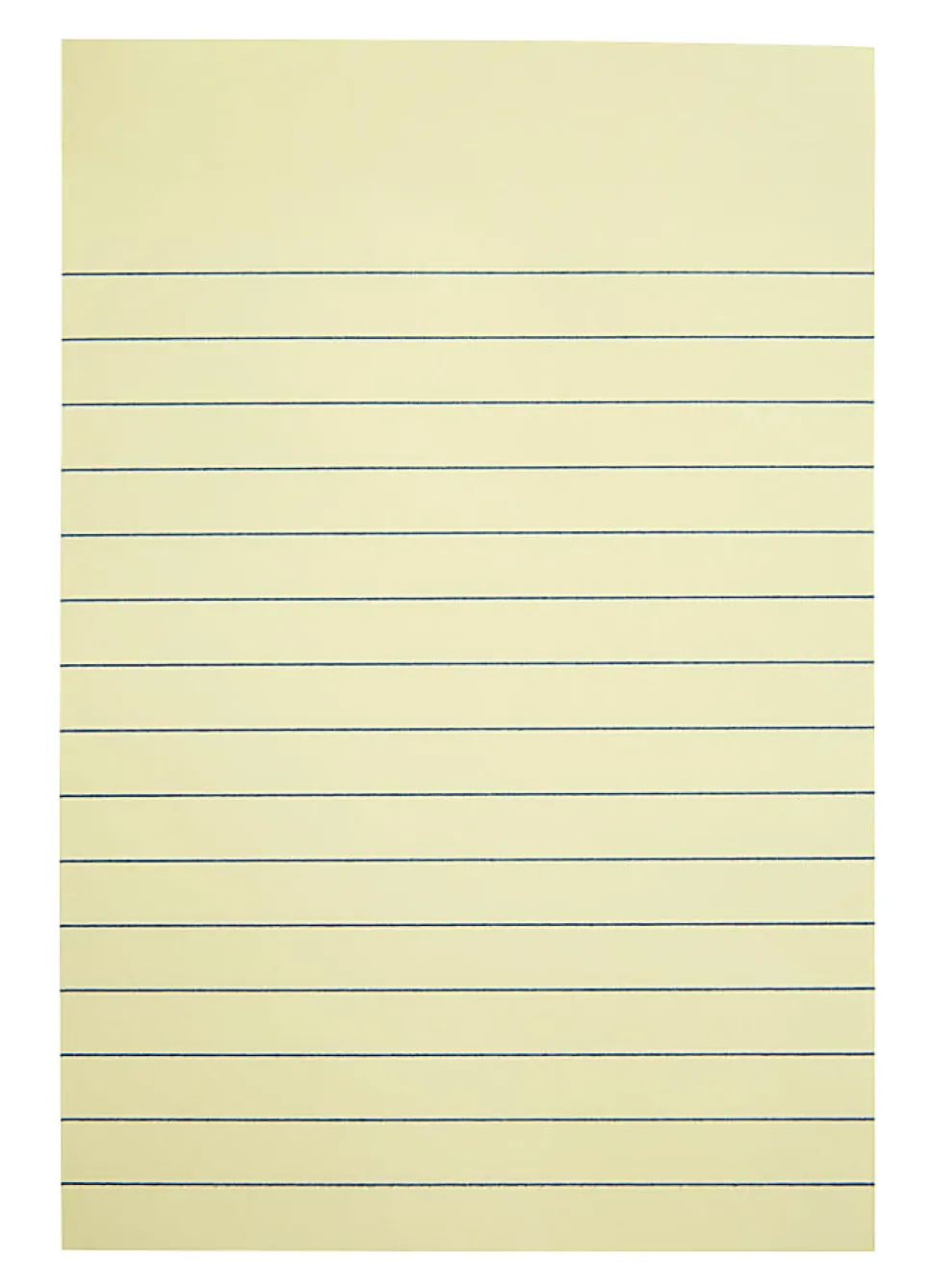 Office Depot® Brand Lined Sticky Notes, 4" x 6", Pastel Yellow, 100 Sheets Per Pad, Pack Of 8 Pads