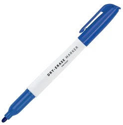 Office Depot® Brand Low-Odor Pen-Style Dry-Erase Markers, Fine Point, 100% Recycled Plastic Barrel, Assorted Colors, Pack Of 5