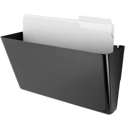 Office Depot® Brand Magnetic Wall Pocket, Letter Size, Black