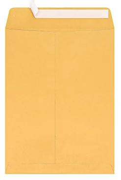 Office DepotĀ® Brand Manila Catalog Envelopes, 9" x 12", Clean Seal, Brown Kraft, Box Of 100