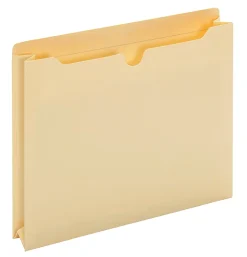 Office Depot® Brand Manila Double-Top File Jackets, 2" Expansion, Letter Size, Box Of 50