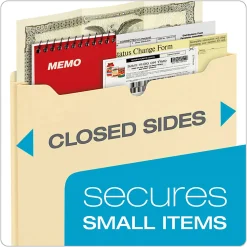Office Depot® Brand Manila Double-Top File Jackets, 2