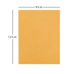 Office Depot® Brand Manila Envelopes, 9-1/2" x 12-1/2", Clasp Closure, Brown Kraft, Box Of 100