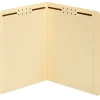 Office Depot® Brand Manila Fastener Folders, 2 Fasteners, Straight Cut, Letter Size, Box of 50 Folders