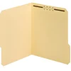 Office Depot® Brand Manila Fastener Folders, 1 Fastener, 1/3 Tab Cut Assorted, Letter Size, Box of 50 Folders