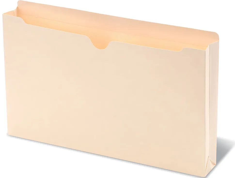 Office Depot® Brand Manila File Jackets, 2" Expansion, Legal Size, Pack Of 10 Jackets