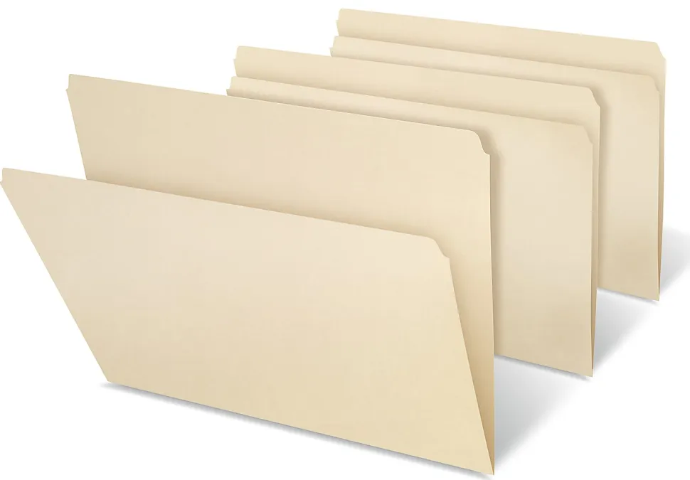 Office Depot® Brand Manila File Folders, 3/4" Expansion, Straight Cut, Letter Size, Pack Of 100 Folders