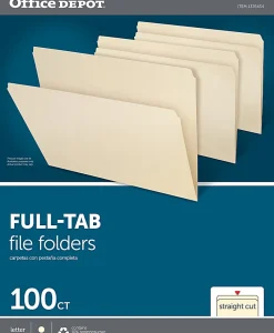 Office Depot® Brand Manila File Folders, 3/4