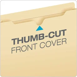 Office DepotĀ® Brand Manila File Jackets, 1" Expansion, 8 1/2" x 11", Box of 50 File Jackets