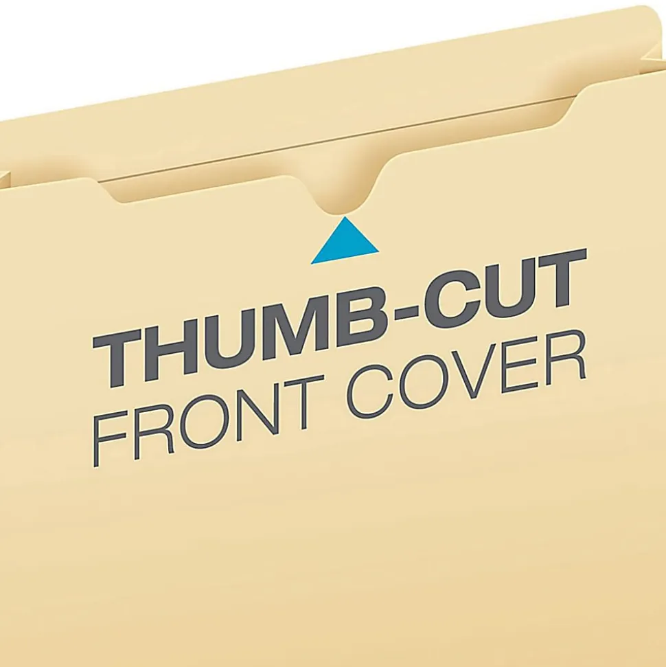 Office Depot® Brand Manila File Jackets, 1" Expansion, 8 1/2" x 11", Box of 50 File Jackets