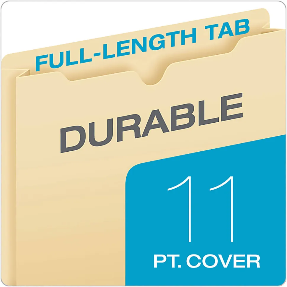 Office Depot® Brand Manila Single-Top File Jackets, 8 1/2" x 14", Legal Size, Box Of 100 File Jackets