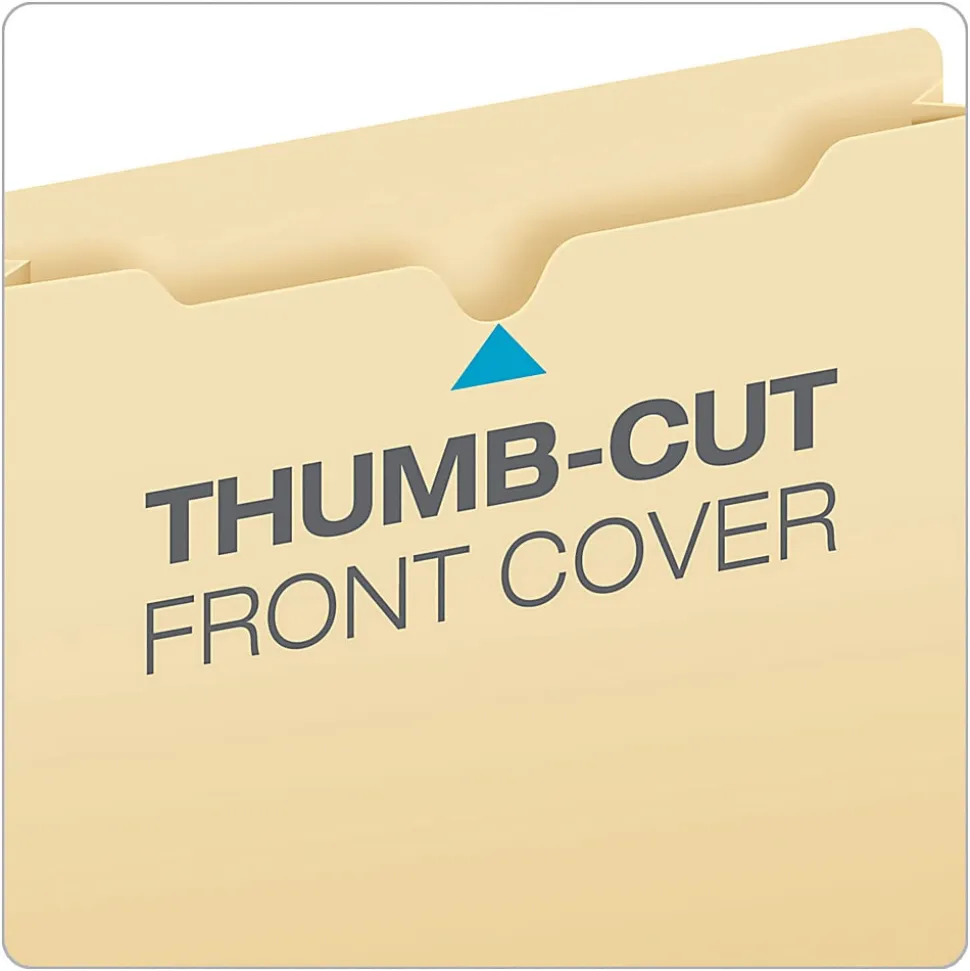 Office Depot® Brand Manila Single-Top File Jackets, 8 1/2" x 14", Legal Size, Box Of 100 File Jackets