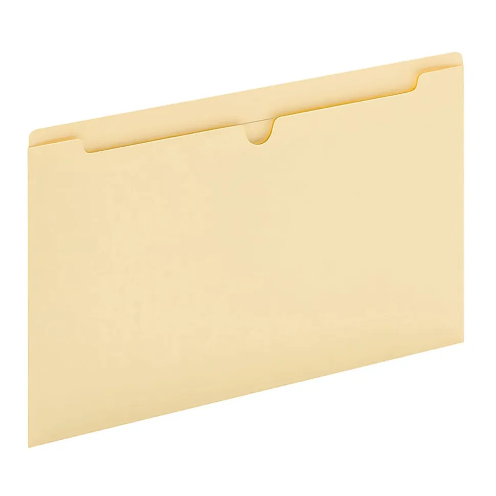 Office Depot® Brand Manila Single-Top File Jackets, 8 1/2" x 14", Legal Size, Box Of 100 File Jackets