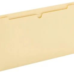 Office Depot® Brand Manila Single-Top File Jackets, 8 1/2