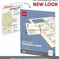 Office Depot® Brand Matte Business Cards, 2