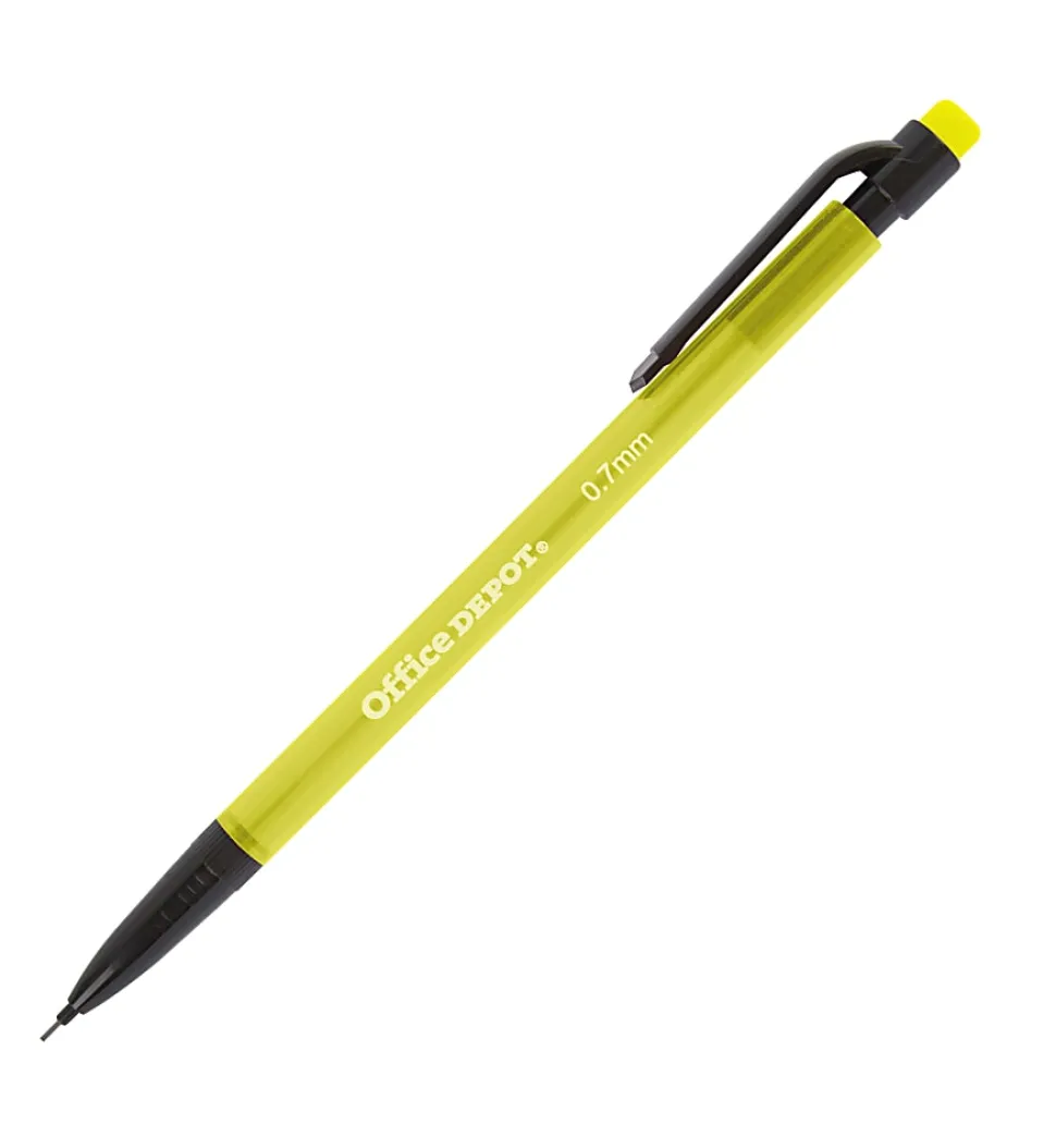 Office Depot® Brand Mechanical Pencils, HB, 0.7mm, Assorted Barrel Colors, Pack Of 6