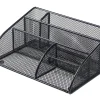 Office Depot® Brand Mesh Angled Desk Organizer, Black