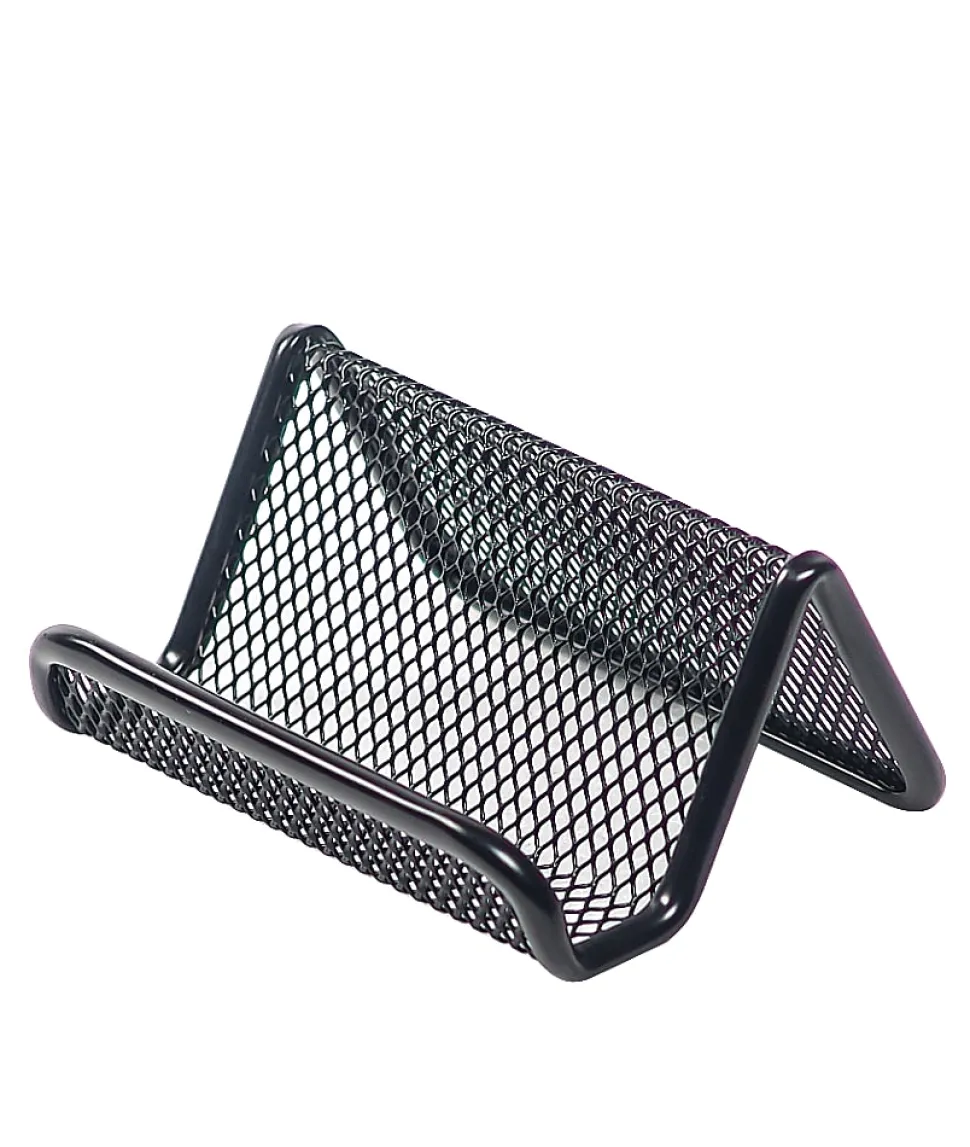 Office Depot® Brand Mesh Business Card Holder, Black