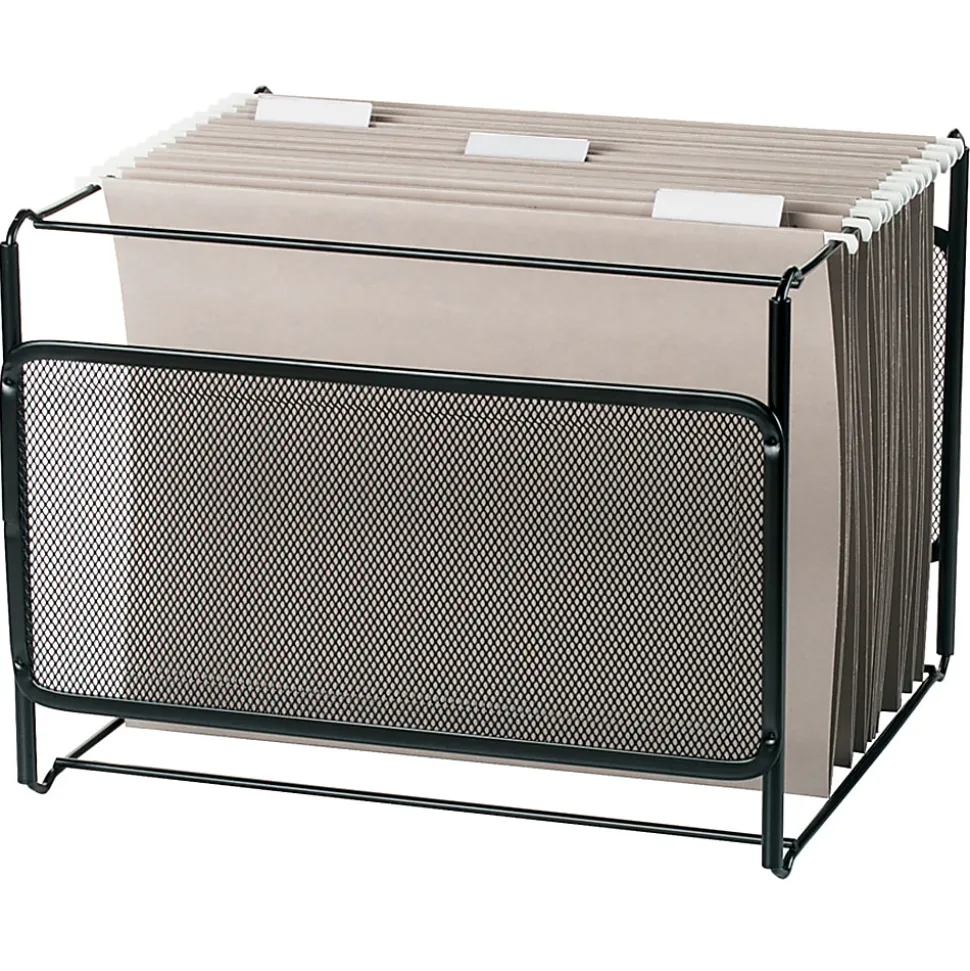 Office Depot® Brand Mesh File Holder, Letter Size, Black