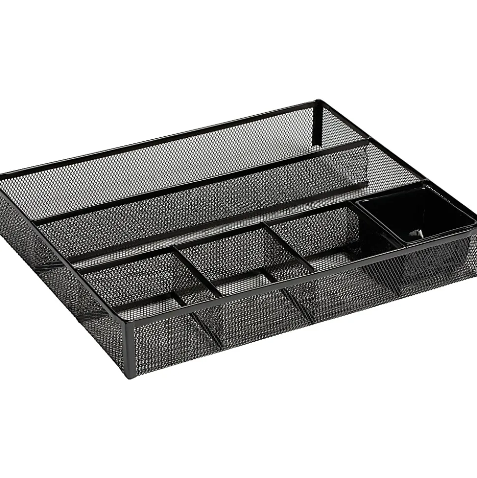 Office Depot® Brand Mesh Large Drawer Organizer, Black