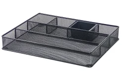 Office Depot® Brand Mesh Large Drawer Organizer, Black