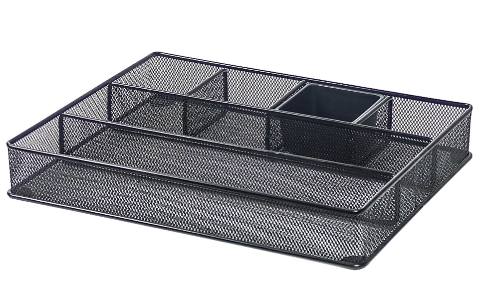 Office Depot® Brand Mesh Large Drawer Organizer, Black