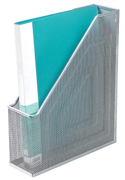Office Depot® Brand Mesh Magazine File, Silver